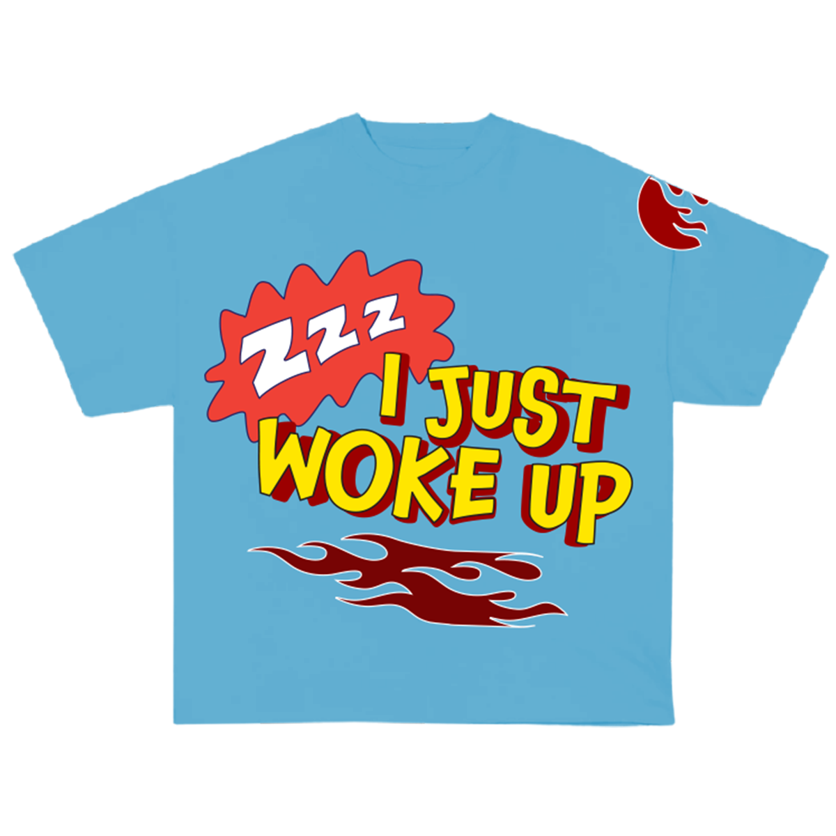 MG Sleepy - I Just Woke Up T-Shirt (Blue)