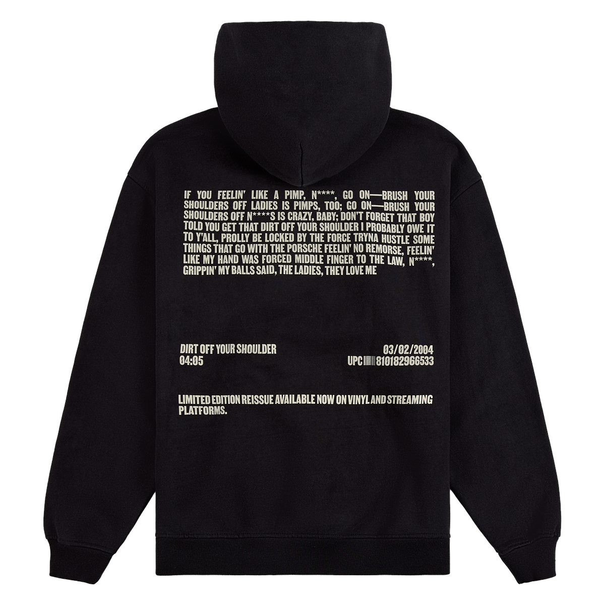 JAŸ-Z: Dirt Off Your Shoulder - Hoodie