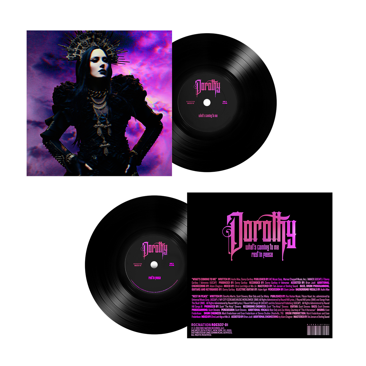 DOROTHY: What's Coming To Me Rest In Peace - 7" Vinyl