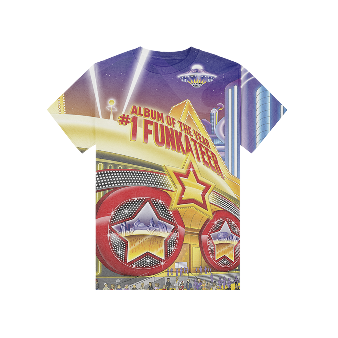 Bootsy Collins - All Over Album of the Year #1 Funkateer T-Shirt