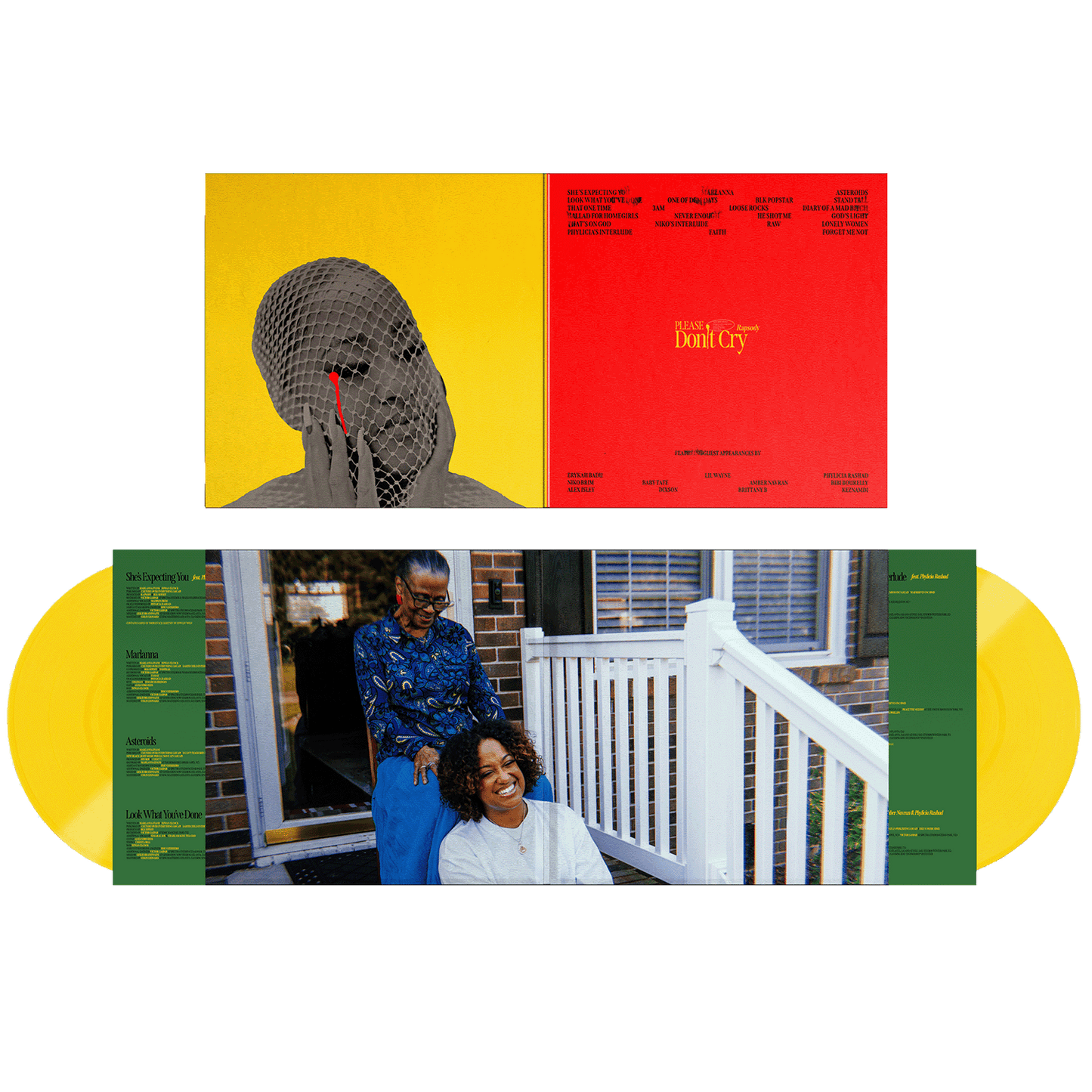 Rapsody - Please Don't Cry Yellow Vinyl 2LP