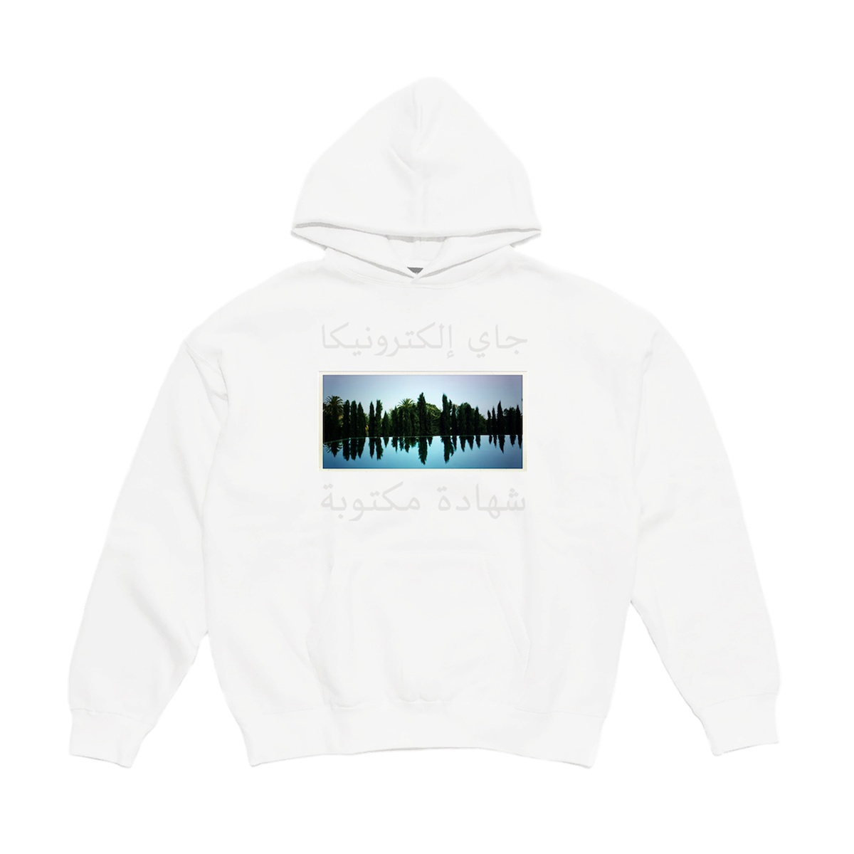 J A Y E L E C T R O N I C A: A Written Testimony - Hoodie (White)