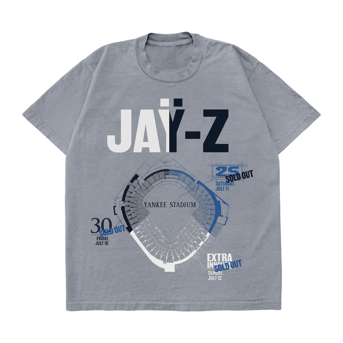 JAŸ-Z: 96 & Forever - Tee (Grey)