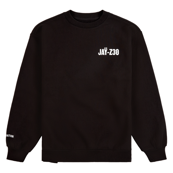 JAŸ-Z: All Offense - Crewneck (Black) – Roc Nation