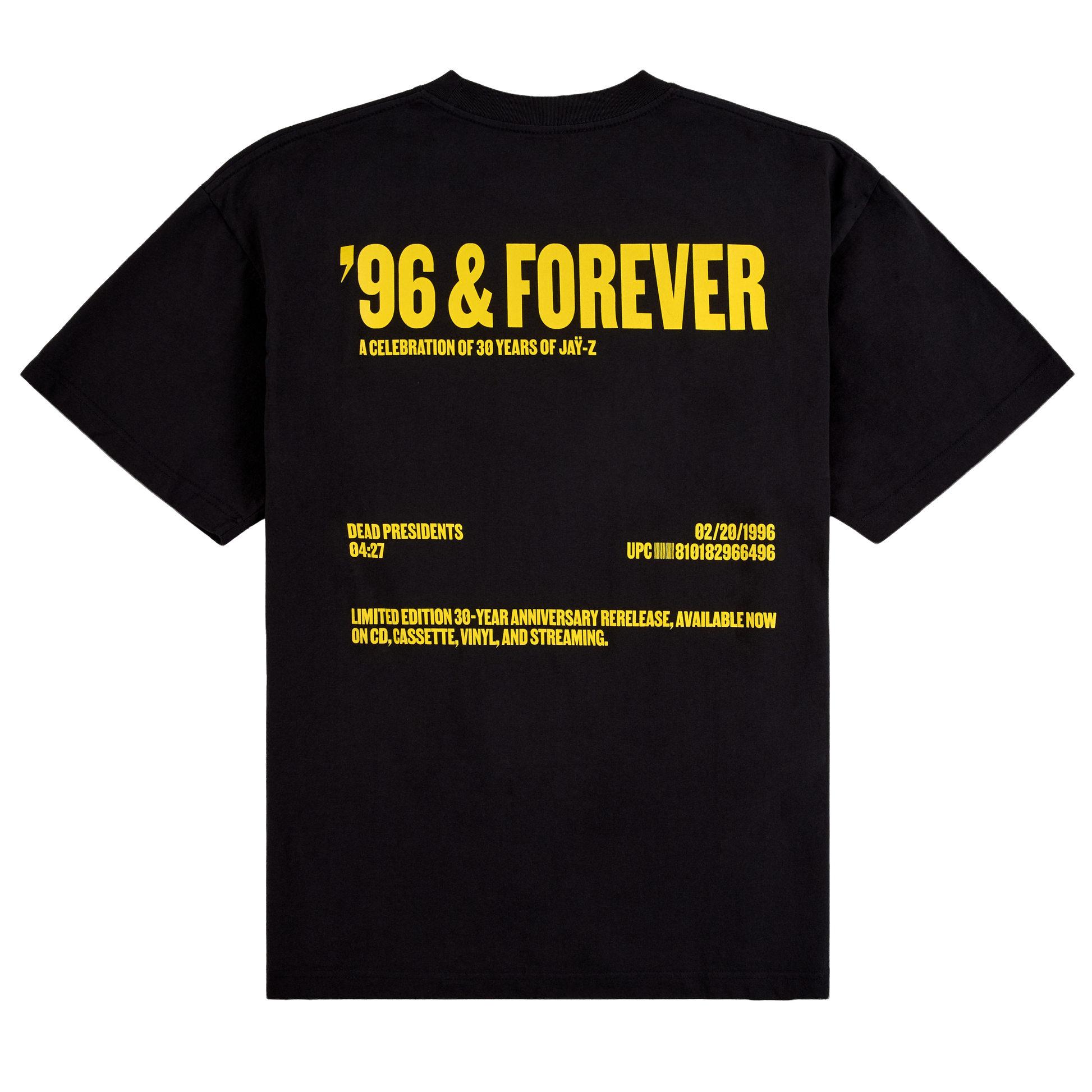 JAŸ-Z: 96 & Forever - Tee (DP) – Roc Nation