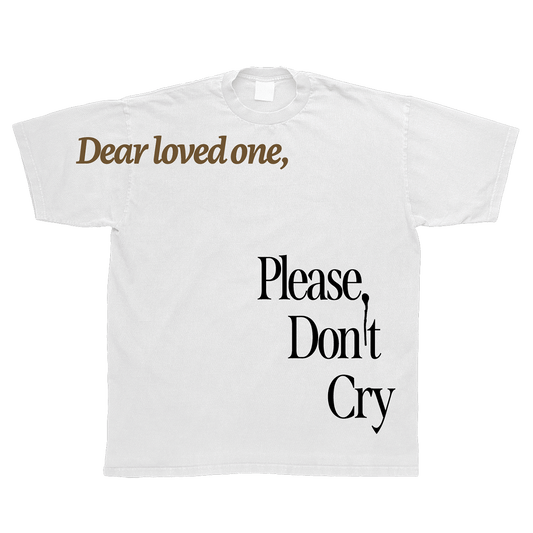 Dear Loved One White Tee Front