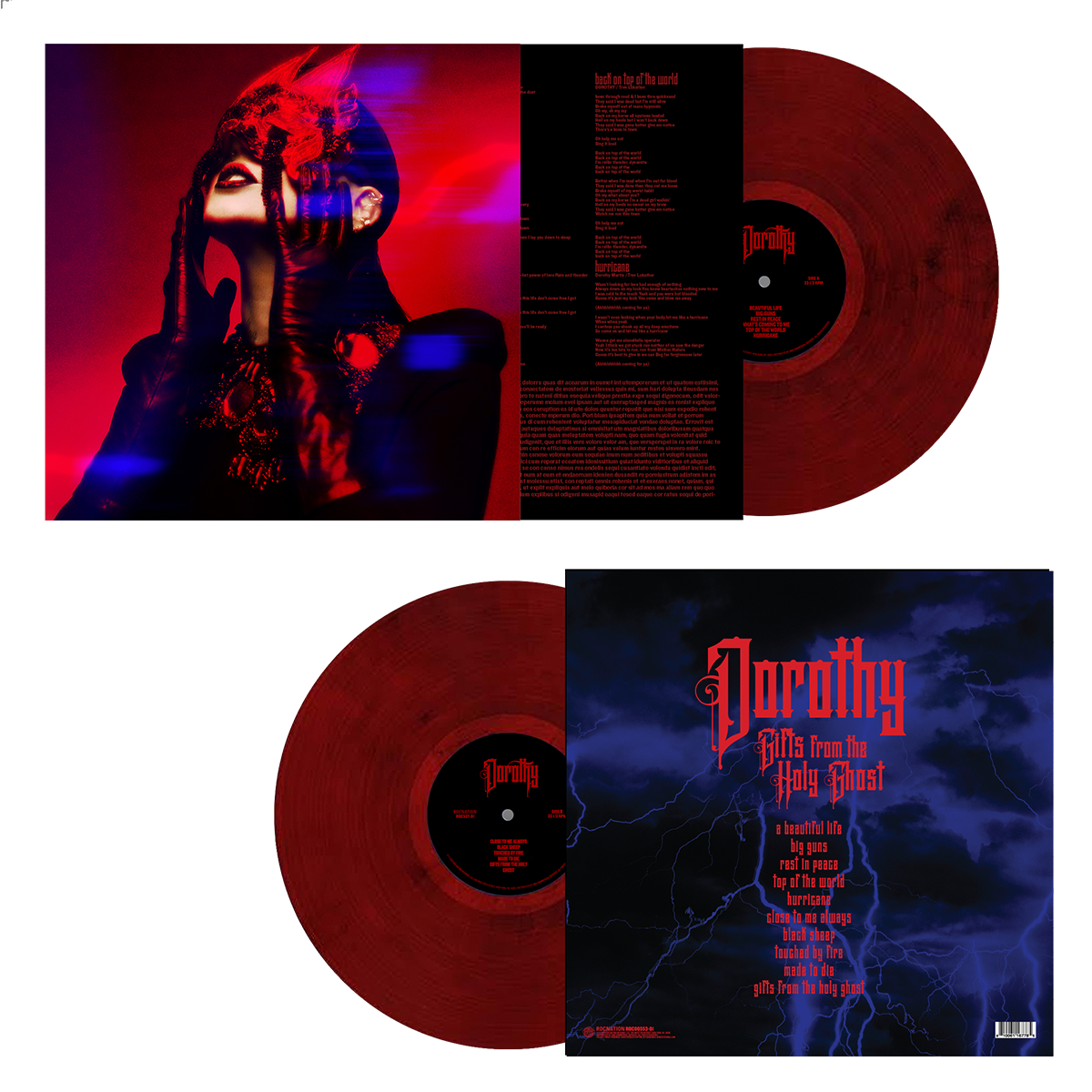 DOROTHY - Gifts From The Holy Ghost Red/Black Swirl Vinyl LP