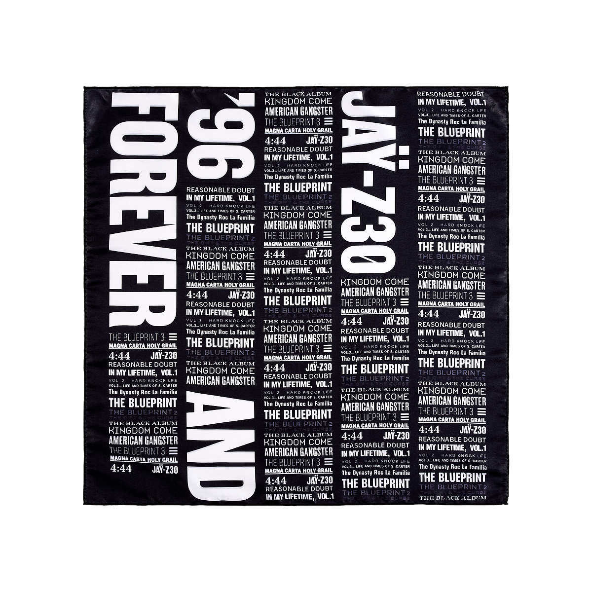 JAŸ-Z: '96 And Forever - Bandana (Black)