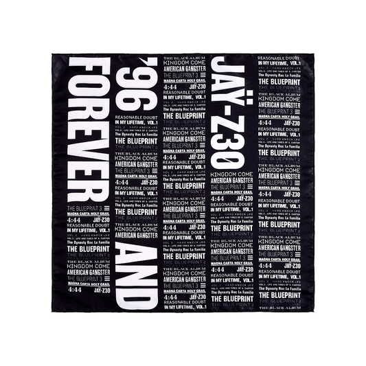 JAŸ-Z: '96 And Forever - Bandana (Black)