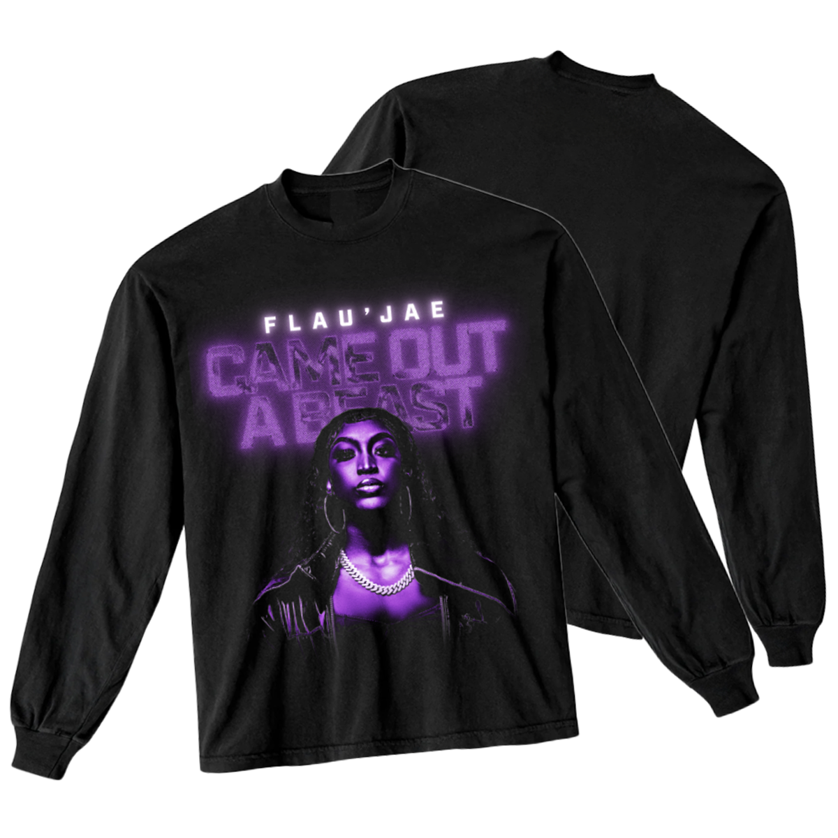 Flau'jae - Came Out A Beast Long Sleeve Tee