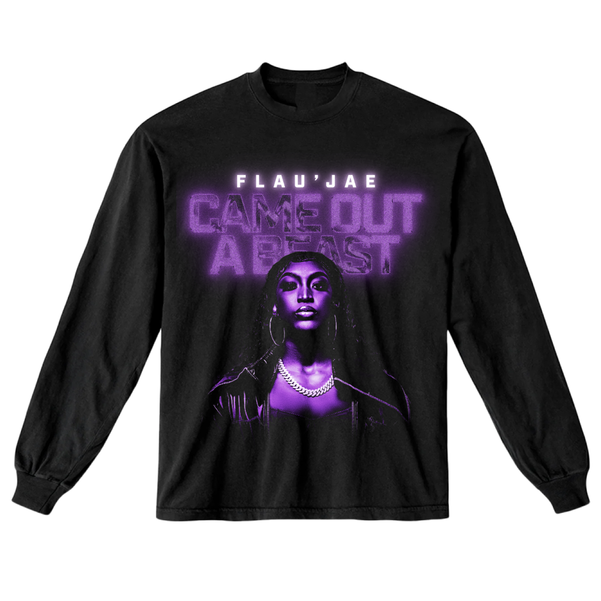 Flau'jae - Came Out A Beast Long Sleeve Tee