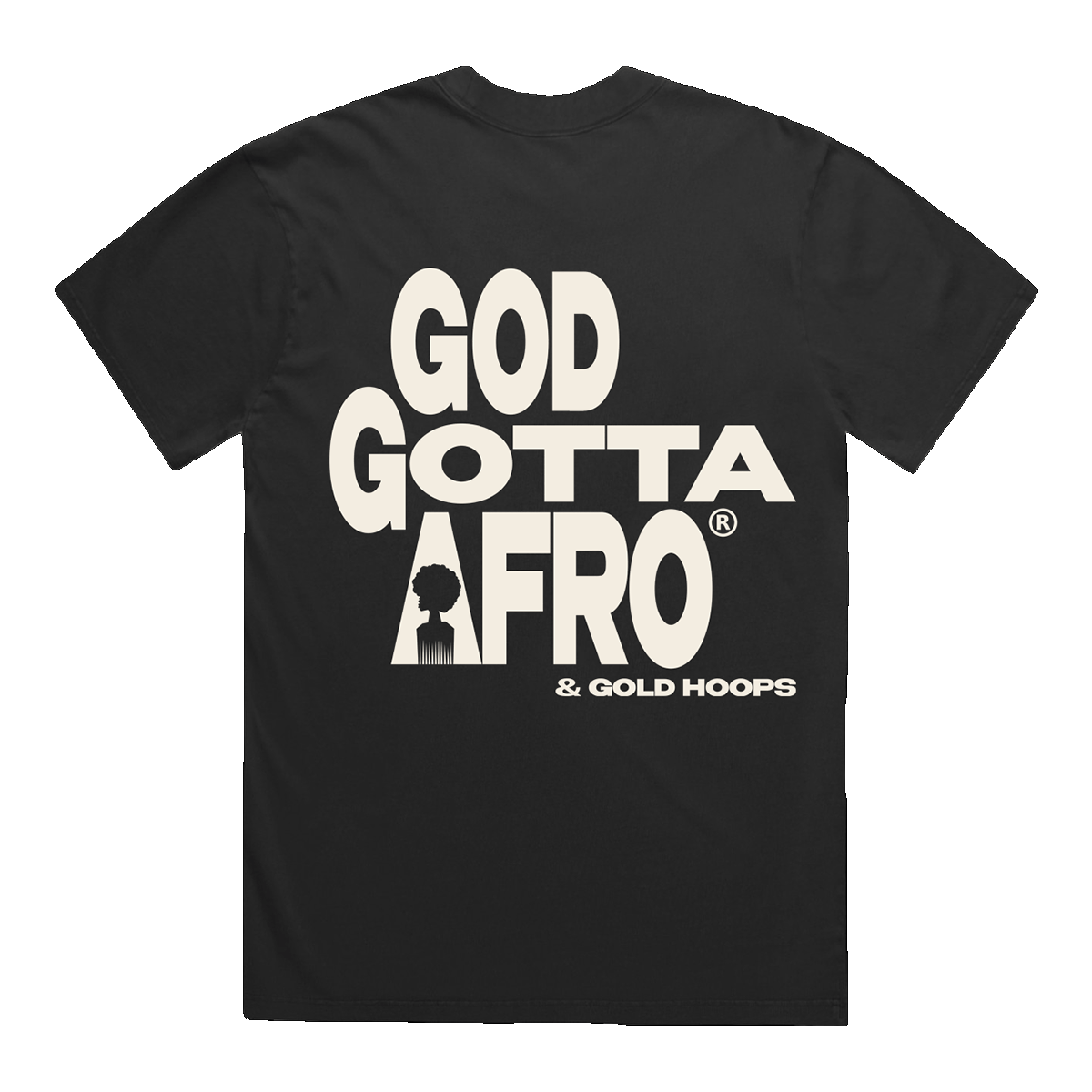 Rapsody: God Gotta Afro & Gold Hoops - Tee