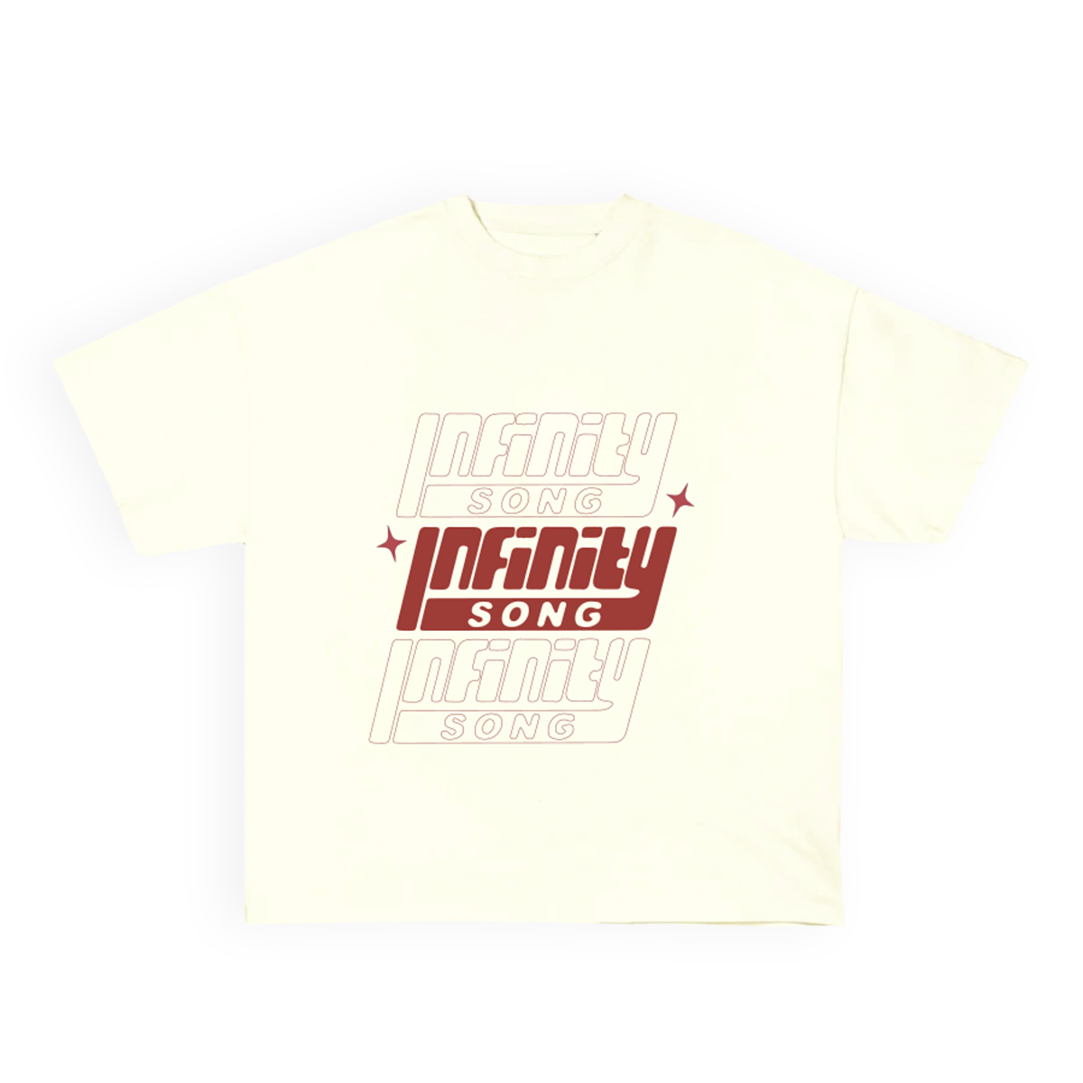 Infinity Song: Multi Logo - Tee (Cream)
