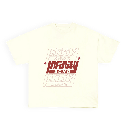 Infinity Song: Multi Logo Tee (Cream)