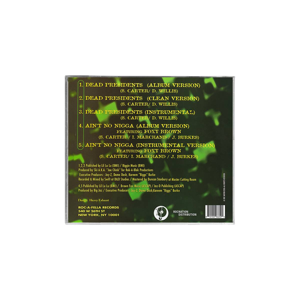 JAŸ-Z: Dead Presidents - CD