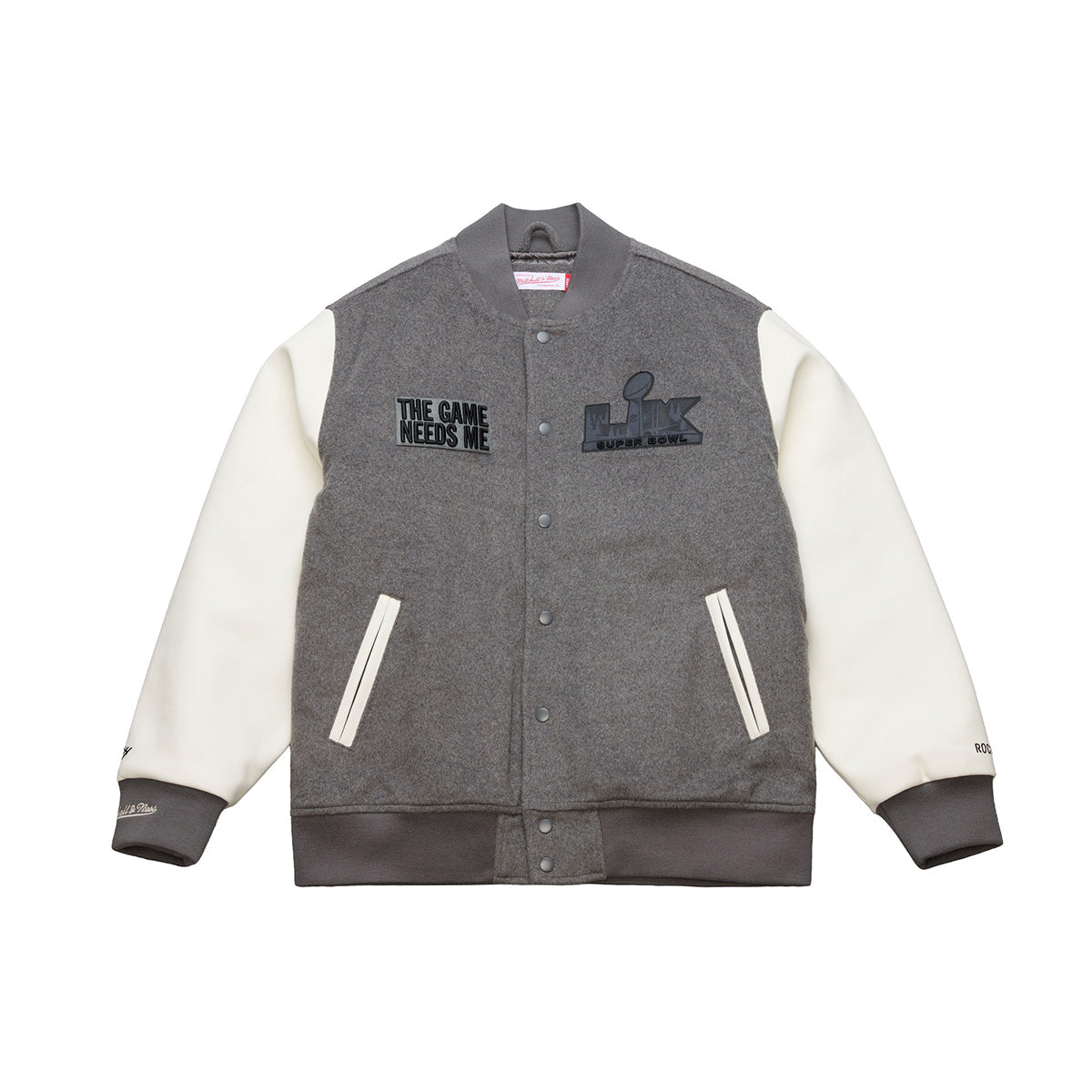 Roc Nation x Paper Planes x NFL x Mitchell & Ness Varsity Jacket