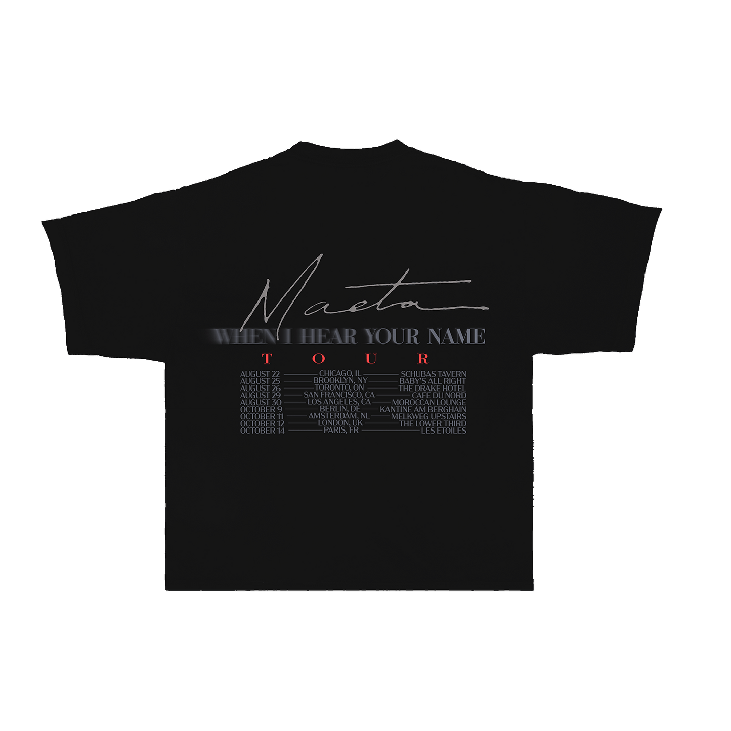 Maeta: Beach Sunset - Tee (Black)