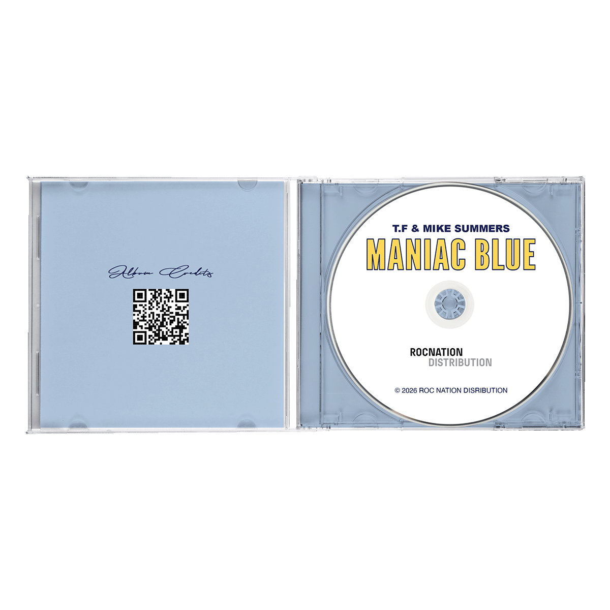 T.F & MIKE SUMMERS: Maniac Blue - CD