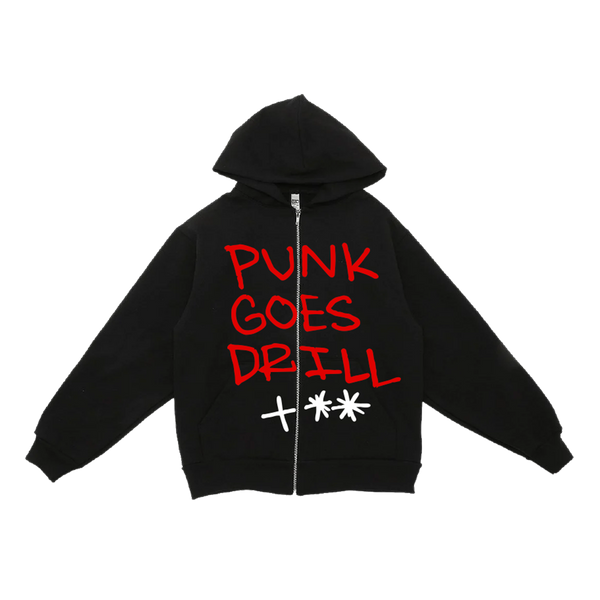 POLO PERKS <3 <3 <3: Punk Goes Drill - Zip Hoodie – Roc
