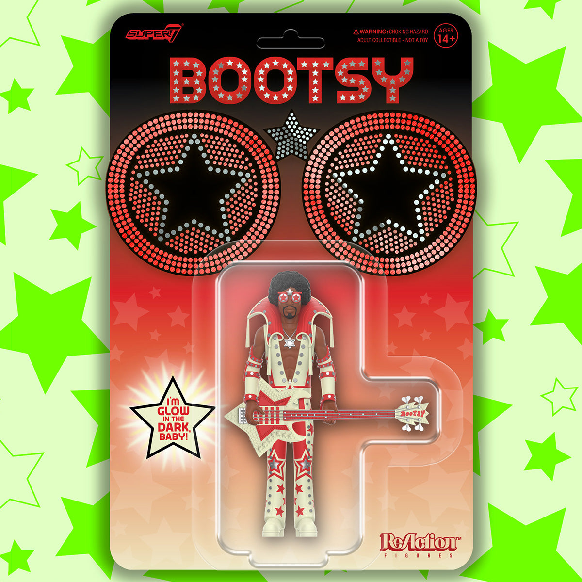 Bootsy Collins -  ReAction Figures Wave 03 (Glow)