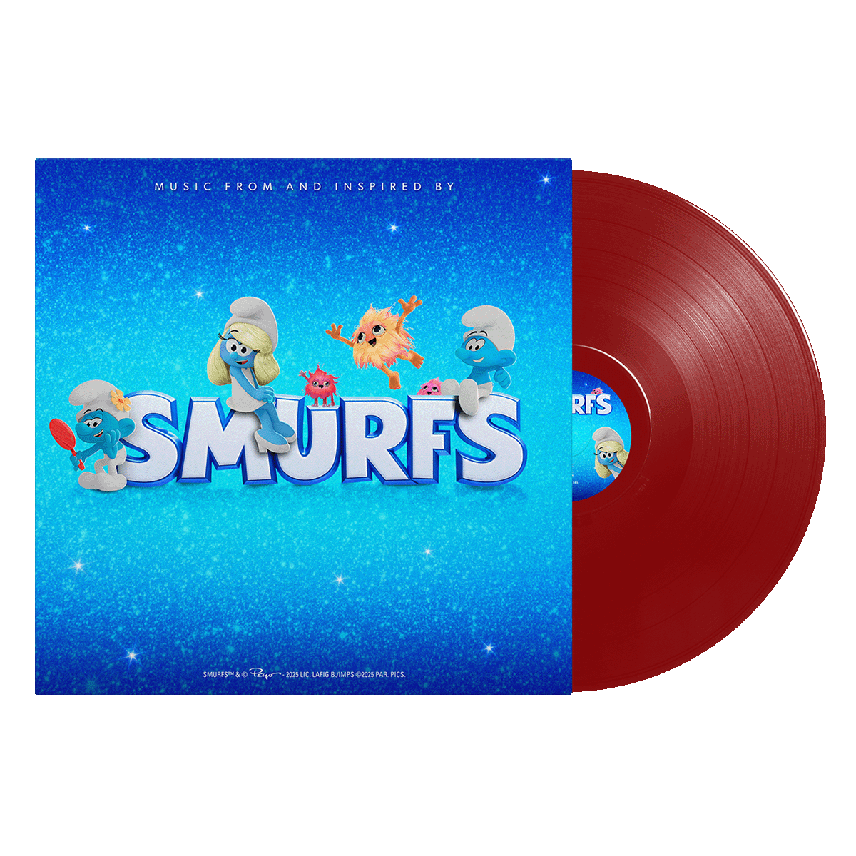 Smurfs Movie Soundtrack Red Vinyl