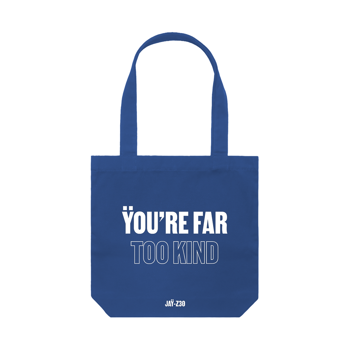 JAŸ-Z: Thank Ÿou - Tote (Blue)