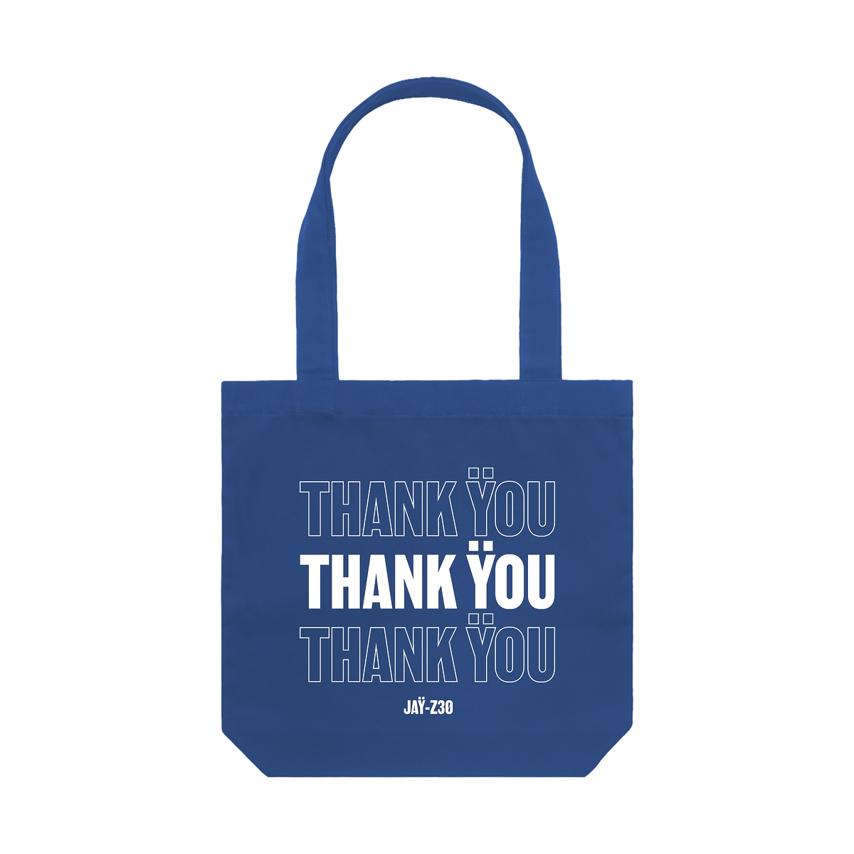 JAŸ-Z: Thank Ÿou - Tote (Blue)