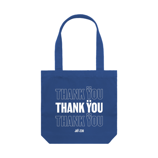 JAŸ-Z: Thank Ÿou - Tote (Blue)