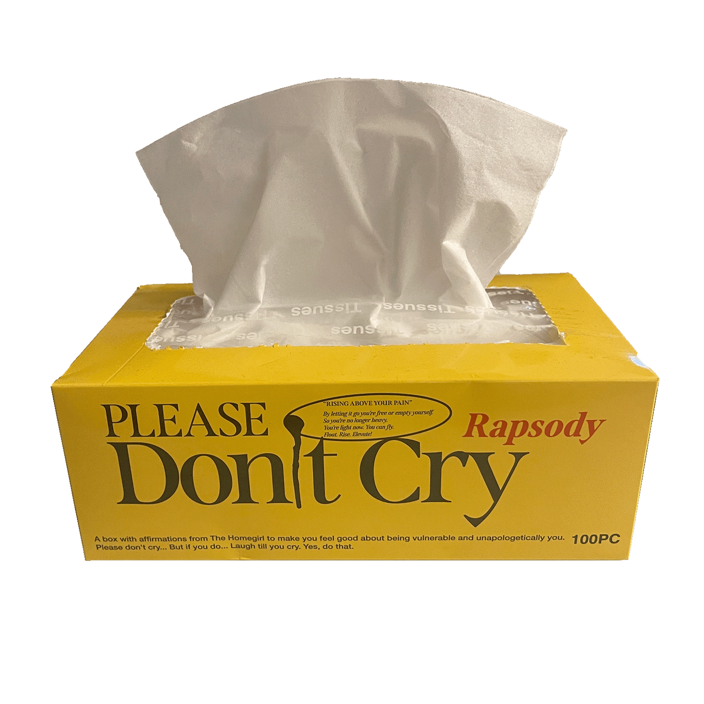 Rapsody - Please Don't Cry Tissue Box