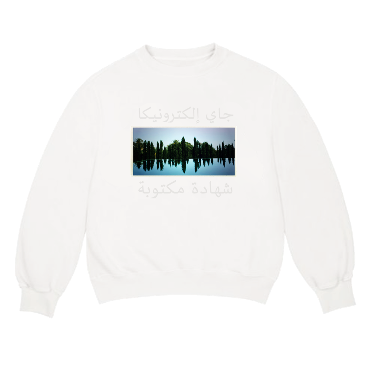 J A Y E L E C T R O N I C A: A Written Testimony - Crewneck (White)