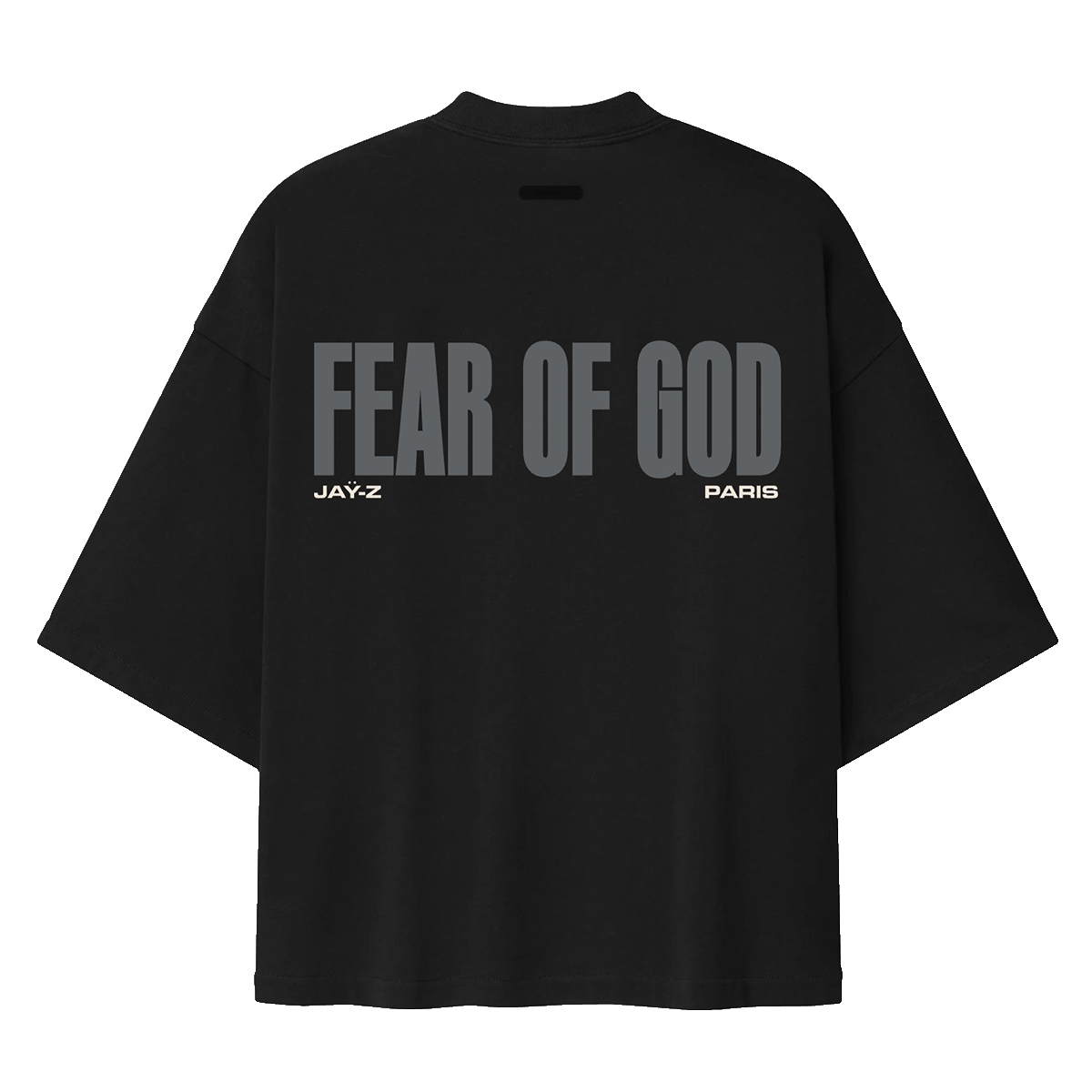 JAŸ-Z: Paris Short Sleeve Tee Black
