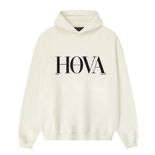 JAŸ-Z: Paris Pocketless Hoodie Cream White