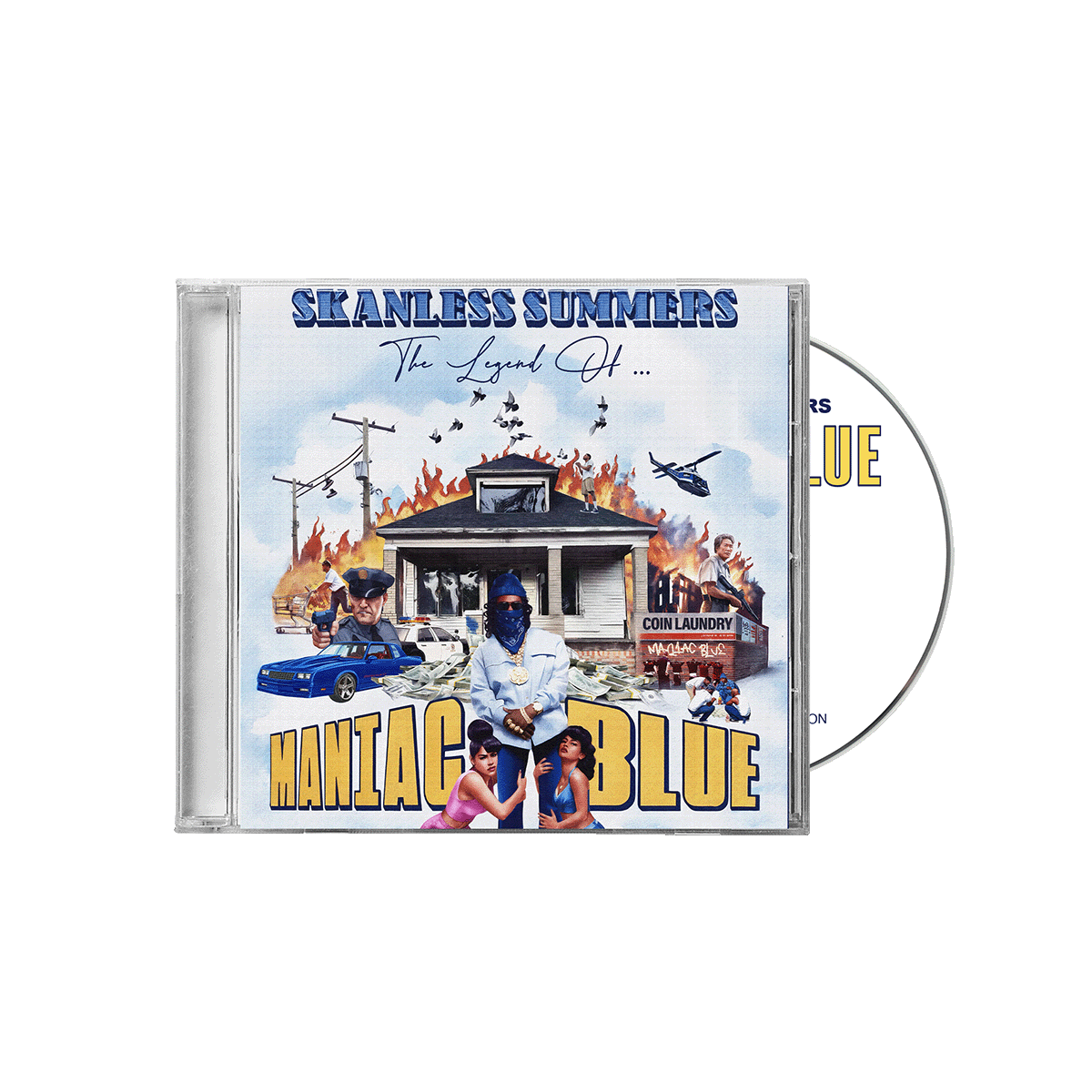 T.F & MIKE SUMMERS: Maniac Blue - CD