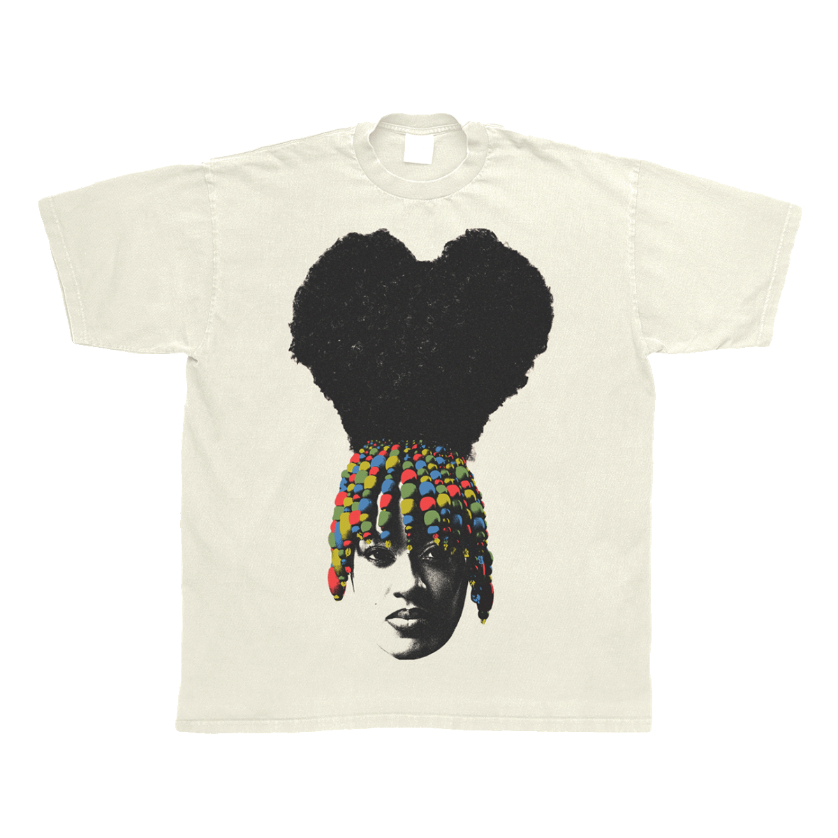 Rapsody: Heart Shaped Afro Tee